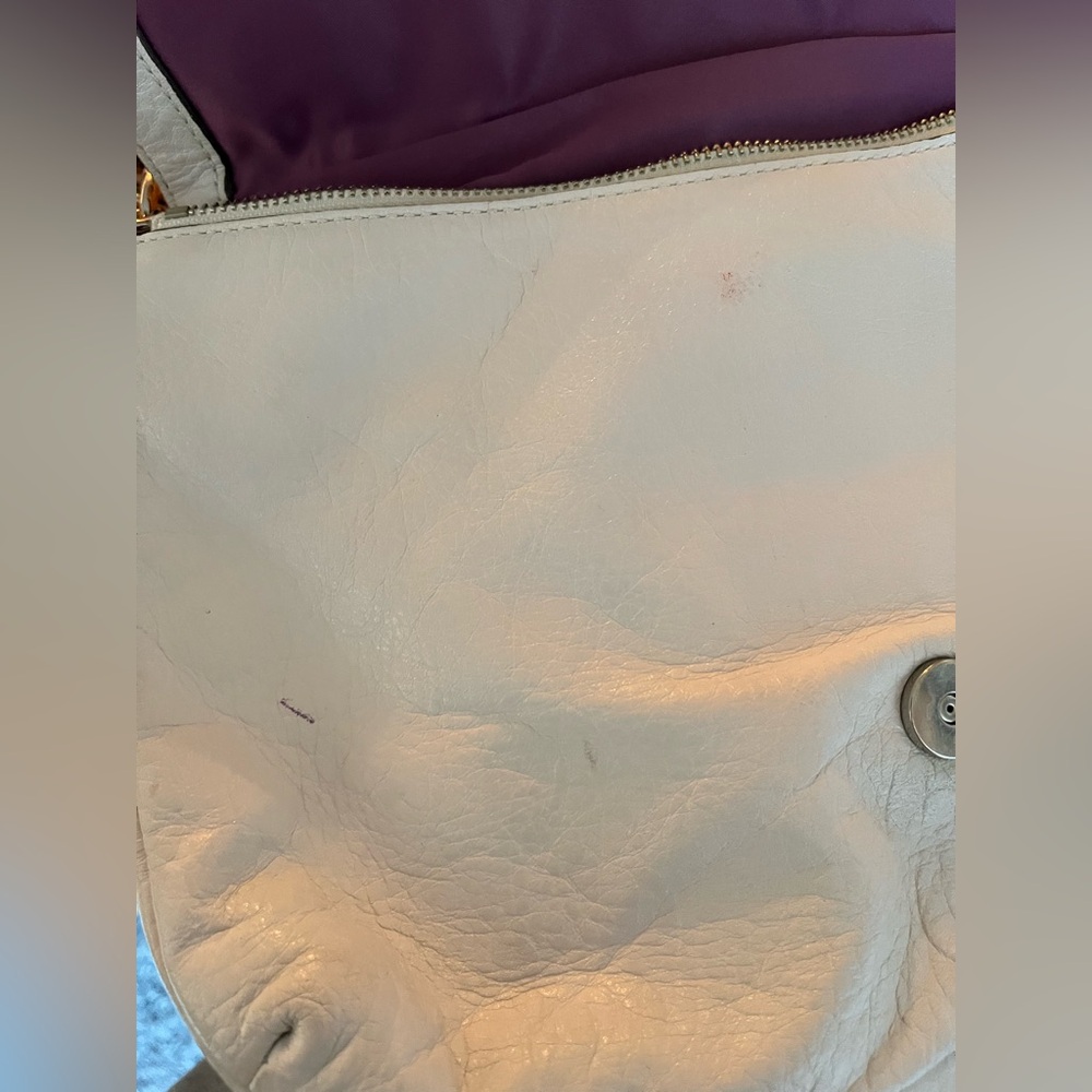 COACH White Leather Hobo Shoulder Bag - 23346 - Picture 11 of 16